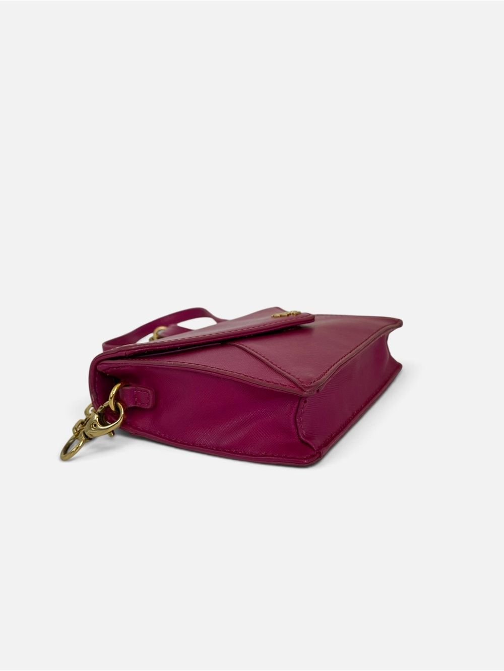Tory Burch Envelope Crossbody Bag in Magenta with Gold Hardware - Picture 7 of 11